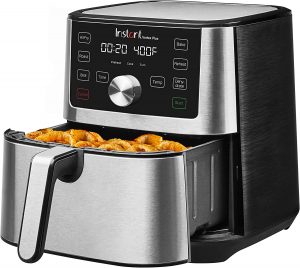 Instant Vortex Plus 6-in-1 Air Fryer, 6 Quart Black, 6 Customizable Smart Cooking Programs