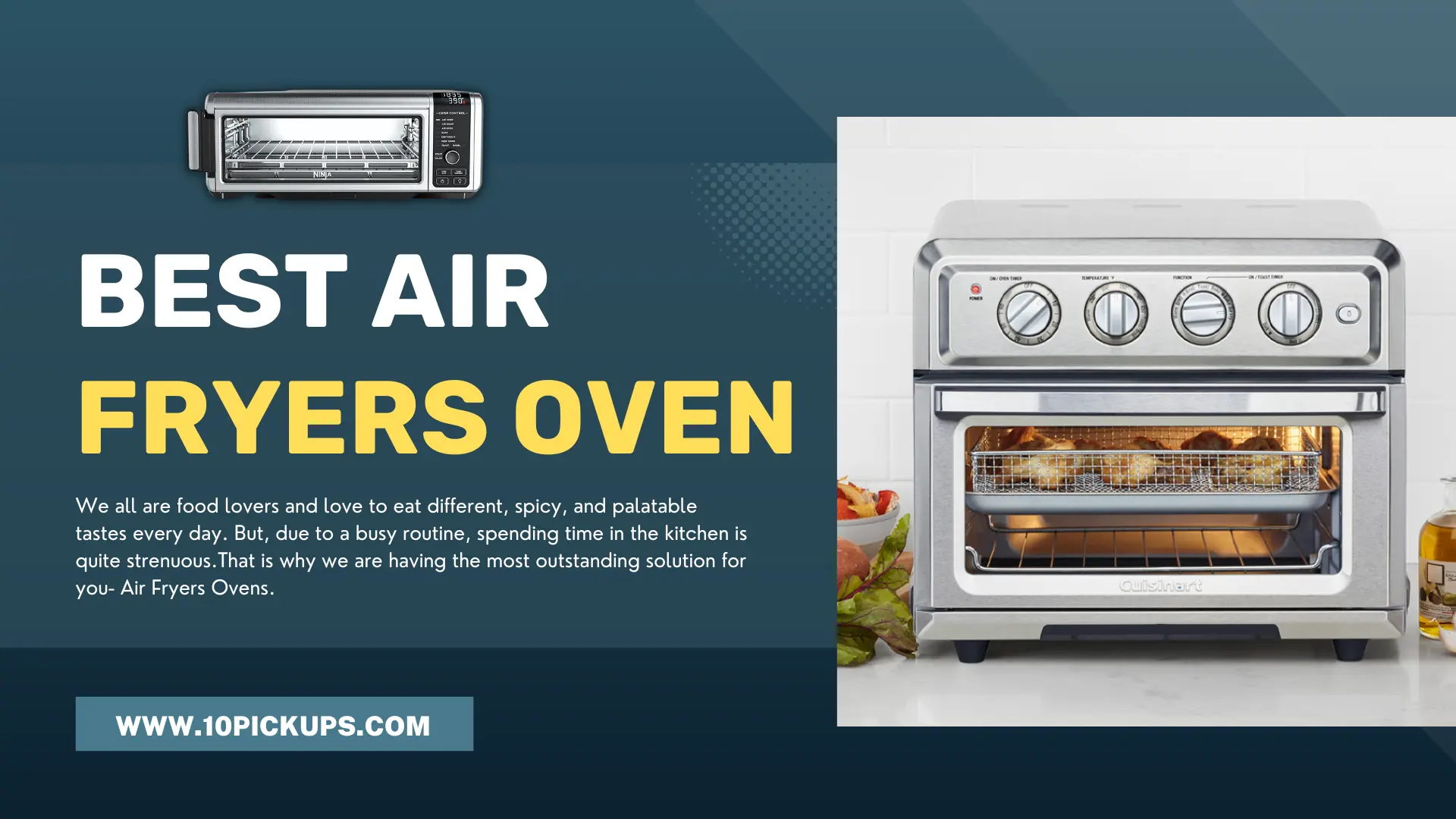 5 Best Air Fryers Oven That Put In Double The Work In The Kitchen