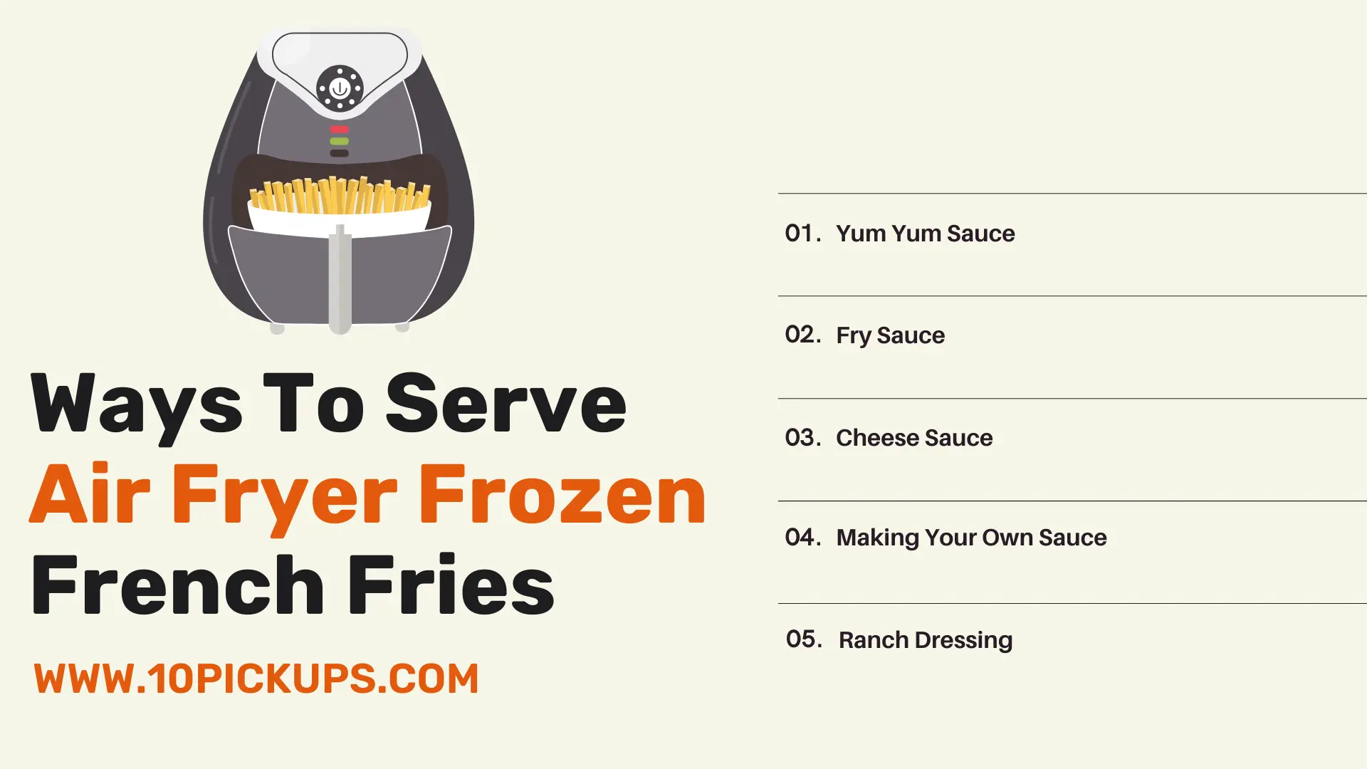 Ways To Serve Air Fryer Frozen French Fries