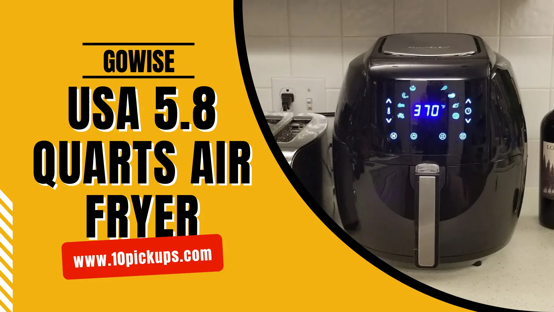 GoWISE USA 5.8 Quarts Air Fryer